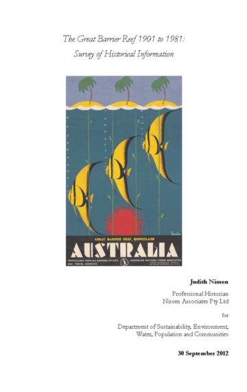 Great Barrier Reef – diving into the archives
